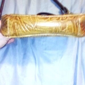 Brown leather Nine West purse